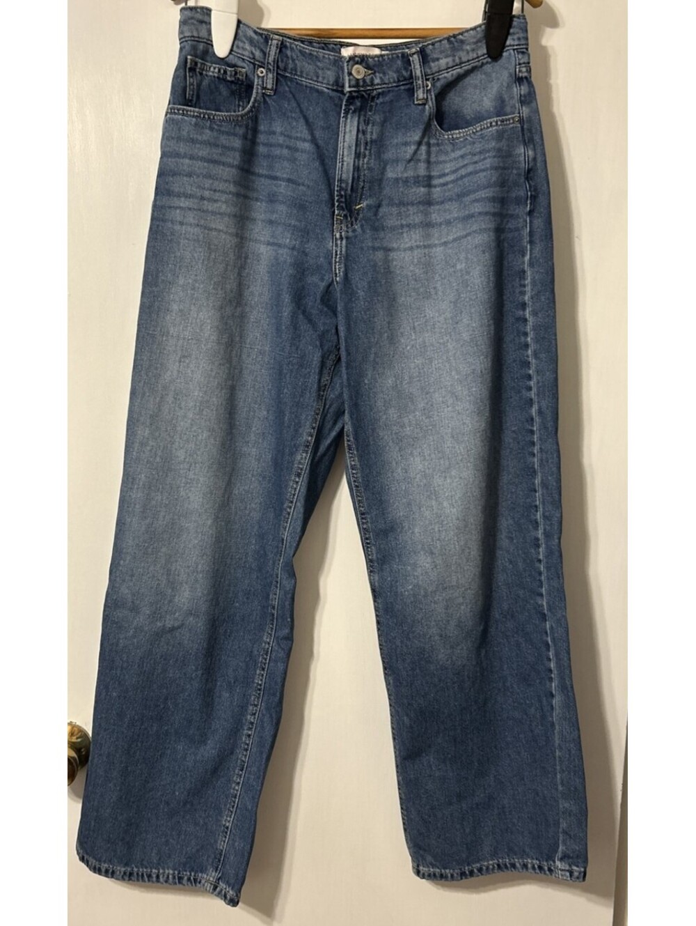 Lucky Brand Women's High Rise Wide Leg Jeans - Medium Wash 10/30 R